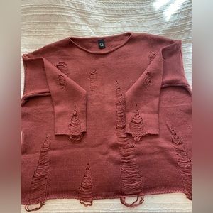 Distressed Sweater